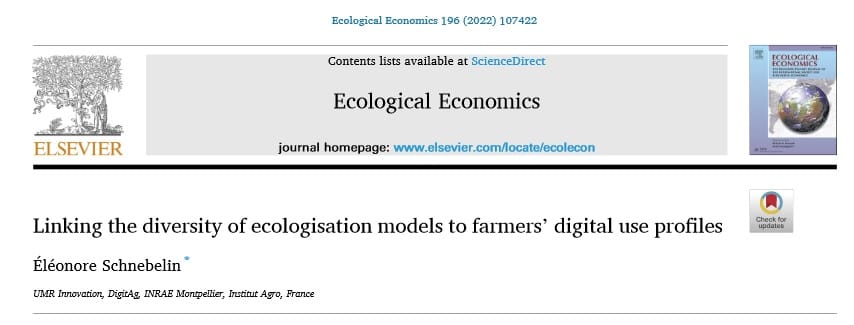 agroécologie numérique agriculture